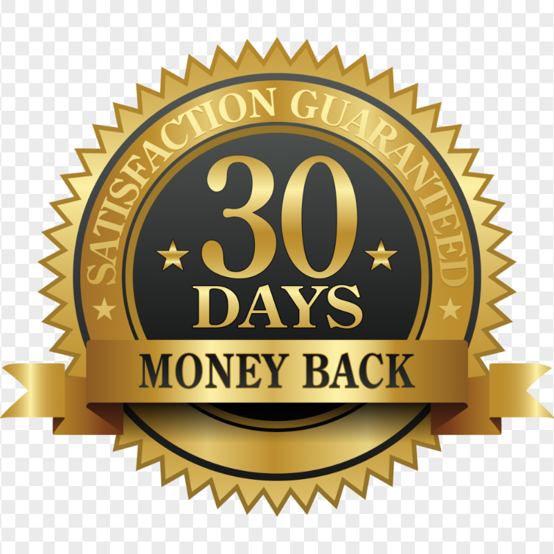 30 Day money Back Guarantee